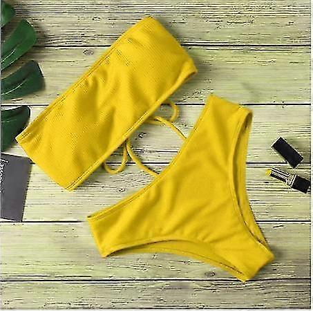 Letn Sexy Eny Plavky Bikini Set Podprsenka Tie Side G String Thong Beach Triangle Oblek Plavky