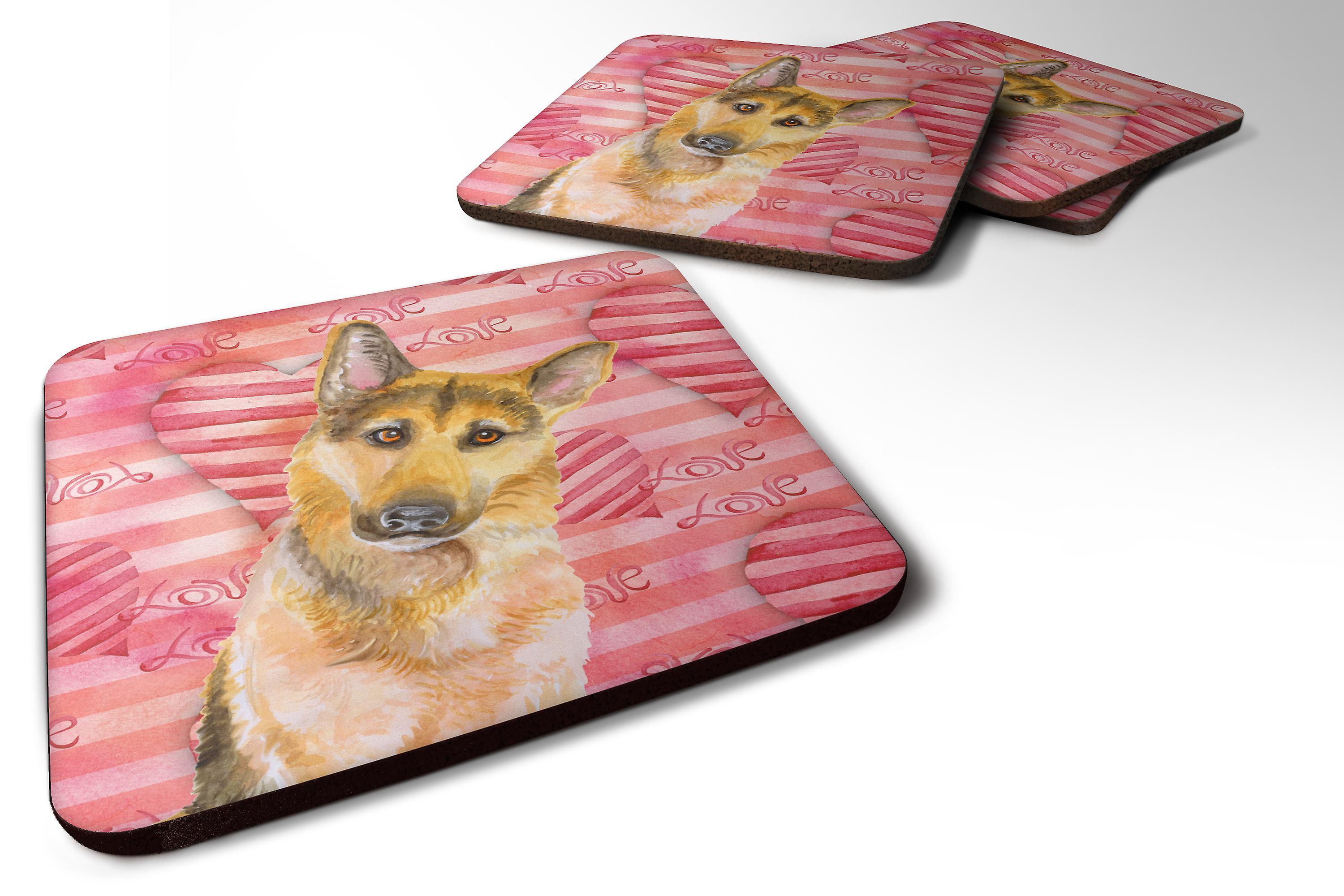 Set von 4 Untersetzer Liebe 2 Untersetzer ncci1914.com