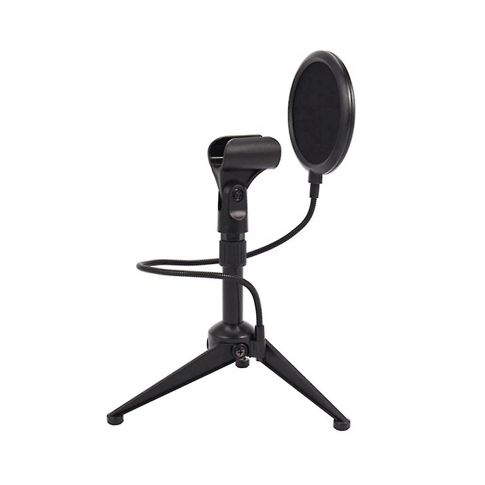 Microphone Shock Mount Dual Mesh Filter And Screw Adapter Adjustable Shock Isolation Metal Micropho