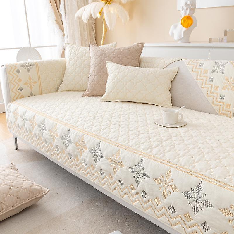 Washed Cotton Brushed Sofa Cushion Four Seasons Universal Cover Bohemia Non-slip Cushion Sofa Cushion