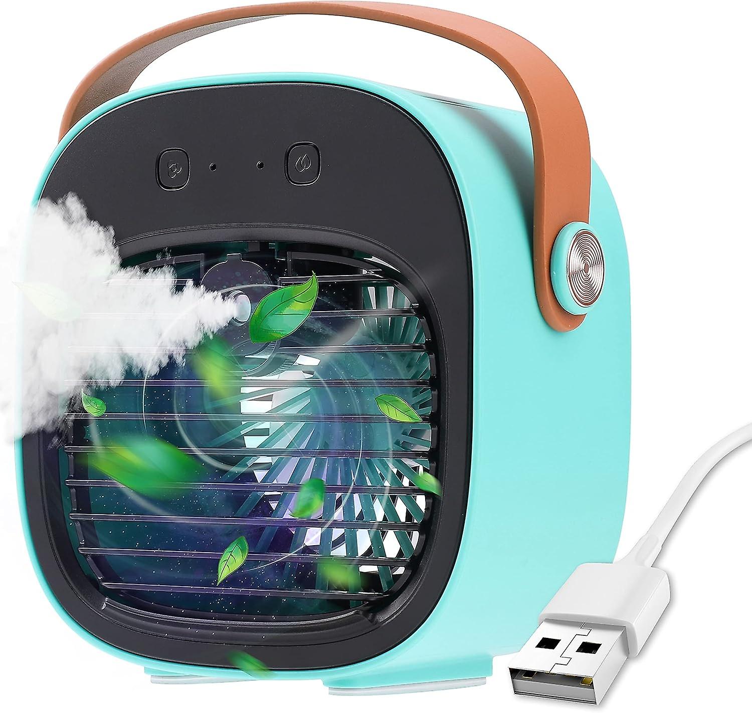 Portable Water Cooling Fan For Office (blue)