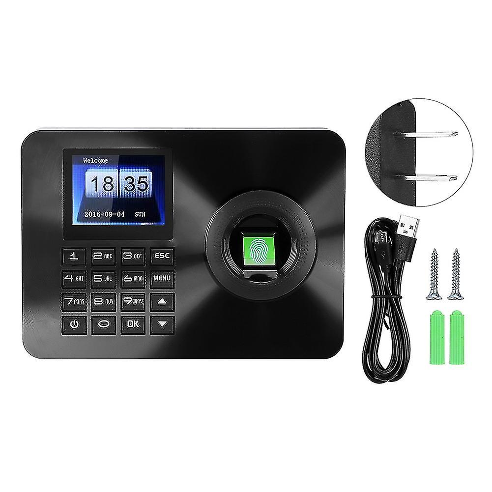 2.4 In Tft Fingerprint Password Attendance Machine Access Control 100-240vus Plug