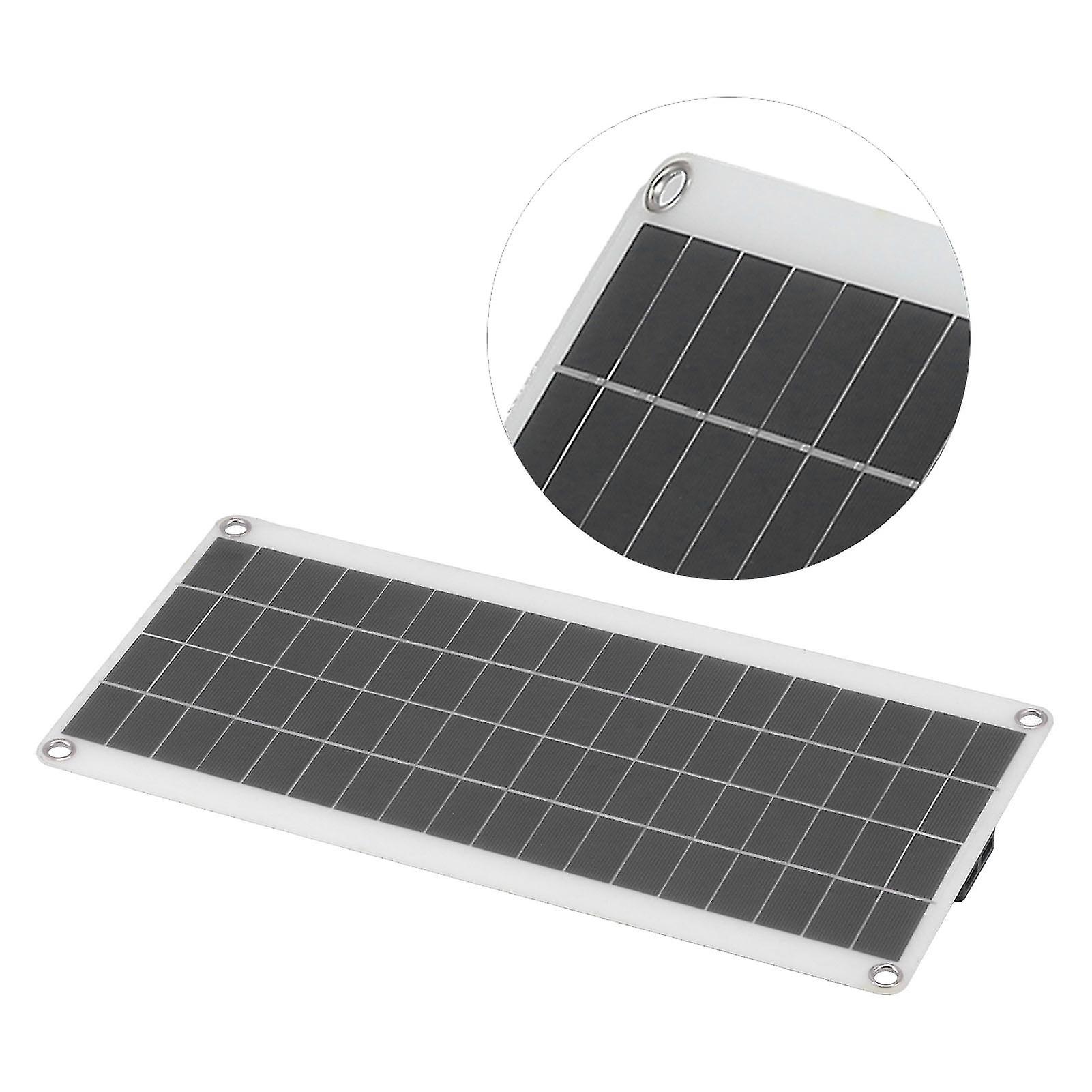 20W Polycrystalline Solar Panel 44x20cm Dual USB IP65 Waterproof