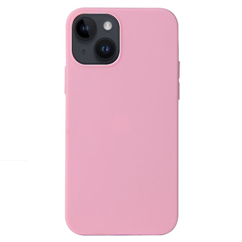 For iPhone 14 Plus Matte Surface Soft TPU Phone Back Cover Anti-drop Anti-fingerprint Case