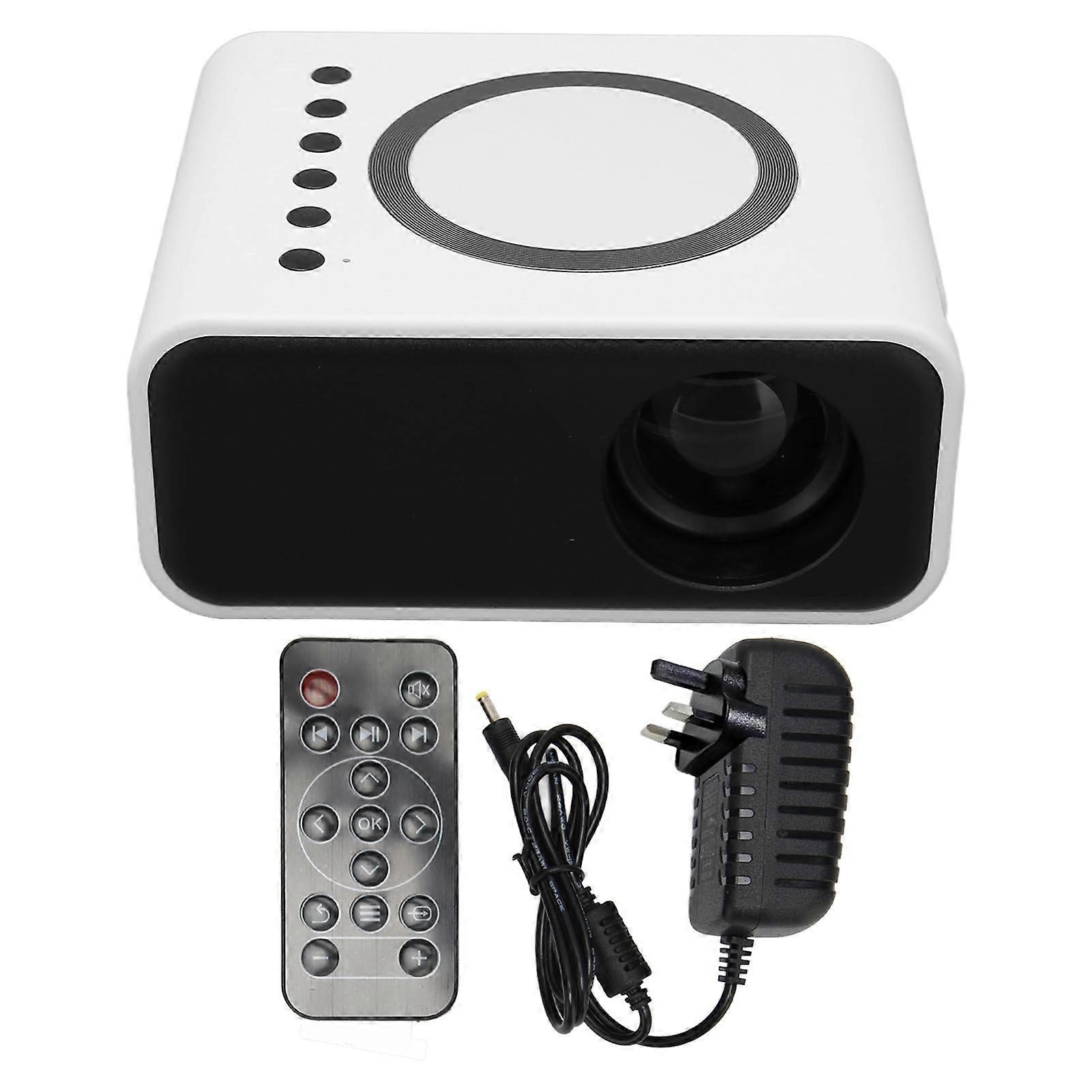 Portable 1080P Home Theater Projector for iOS, Android & Laptops (UK Plug)