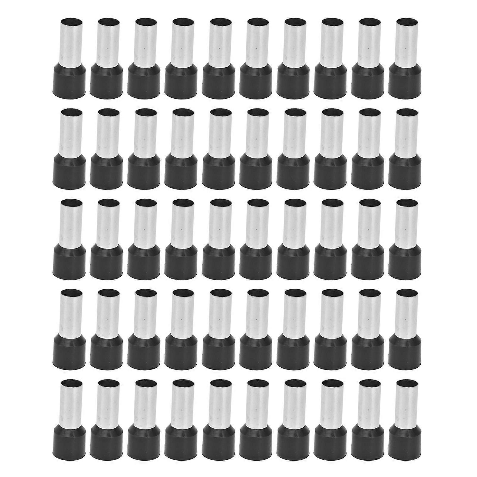 Lot de 50 cosses à sertir isolées pour tubes, style européen, 4 AWG E25-16