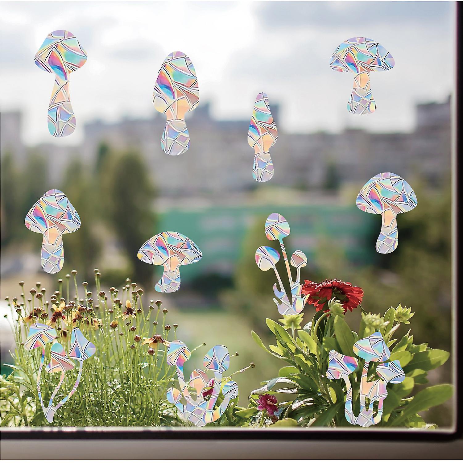 20 Pieces Wide Anti-Collision Window Stickers Window Stickers Anti-Bird Translucent Dust-proof Stic