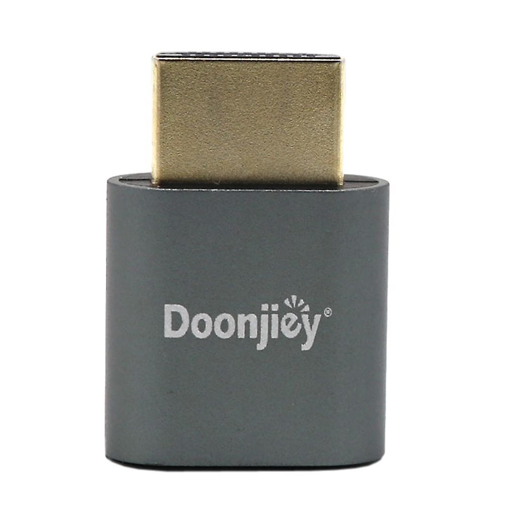 Adaptor de afișare virtuală VGA HDMI 1.4 DDC EDID Dummy Plug auriu