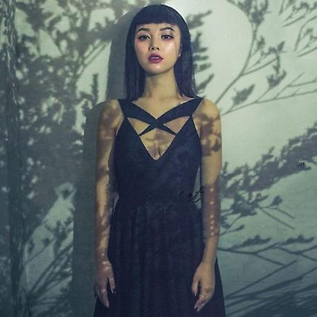 Sleeveless V Neck High Waist Asymmetrical Dress