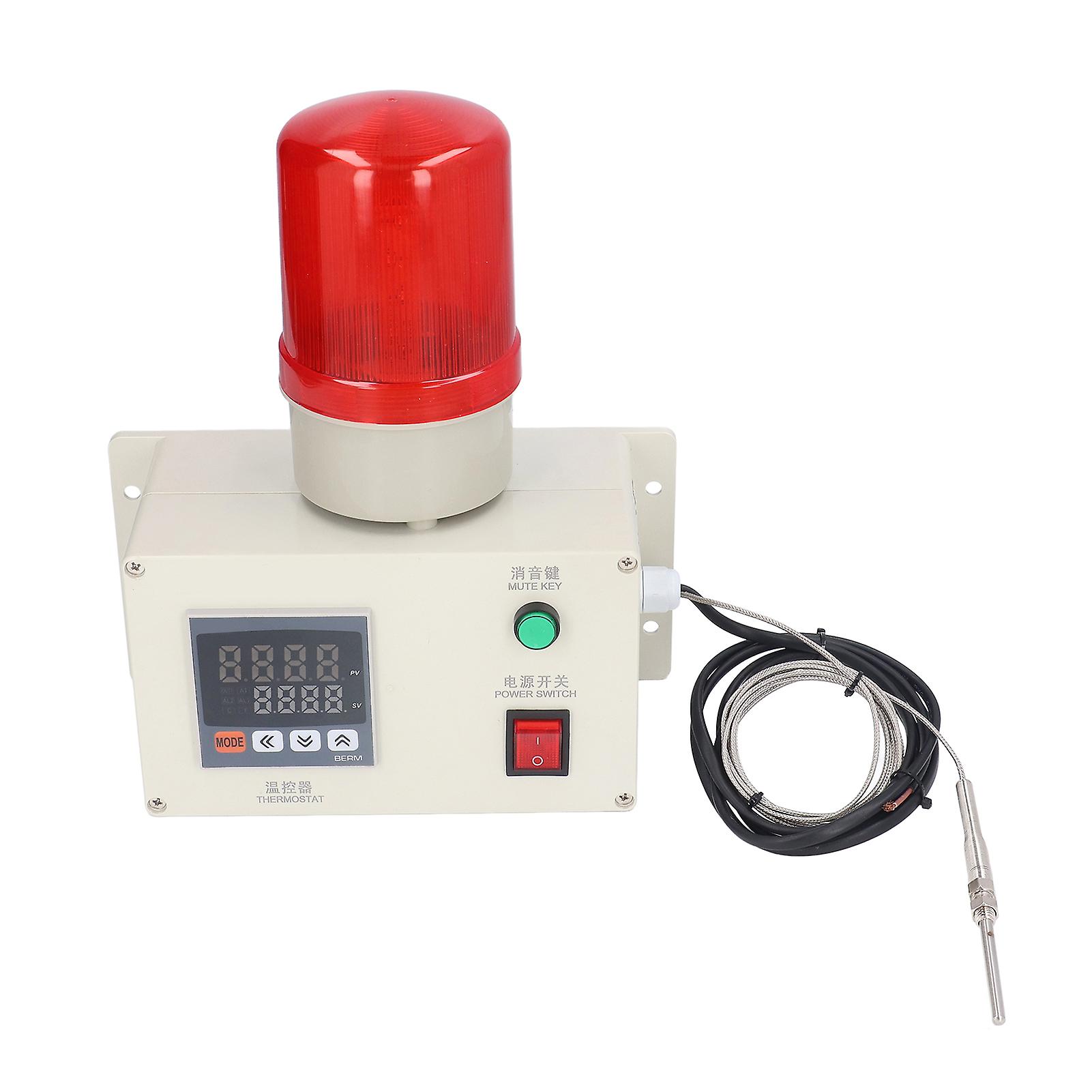Temperature Sensor Alarm Flashing Sound Thermostat Warning Controller AC  BEM1101J7ASCT