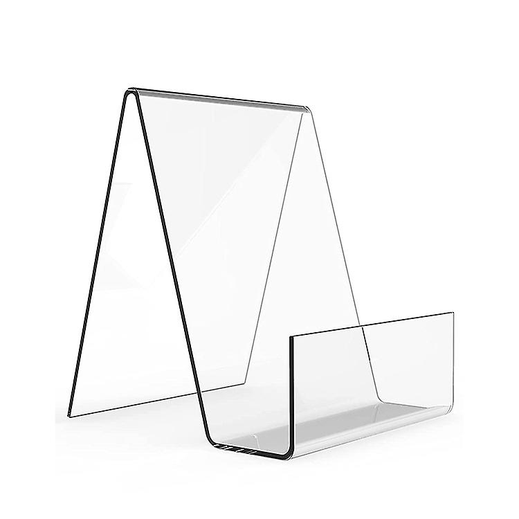 1 Pcs Bookends, Acrylic Book Stand, Transparent Bookends, Book Display