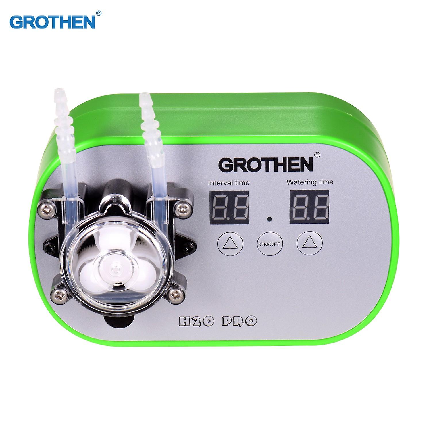 GROTHEN Timed Dosing Peristaltic Pump Metering Pump Smart Watering Device Amount Timing Control with