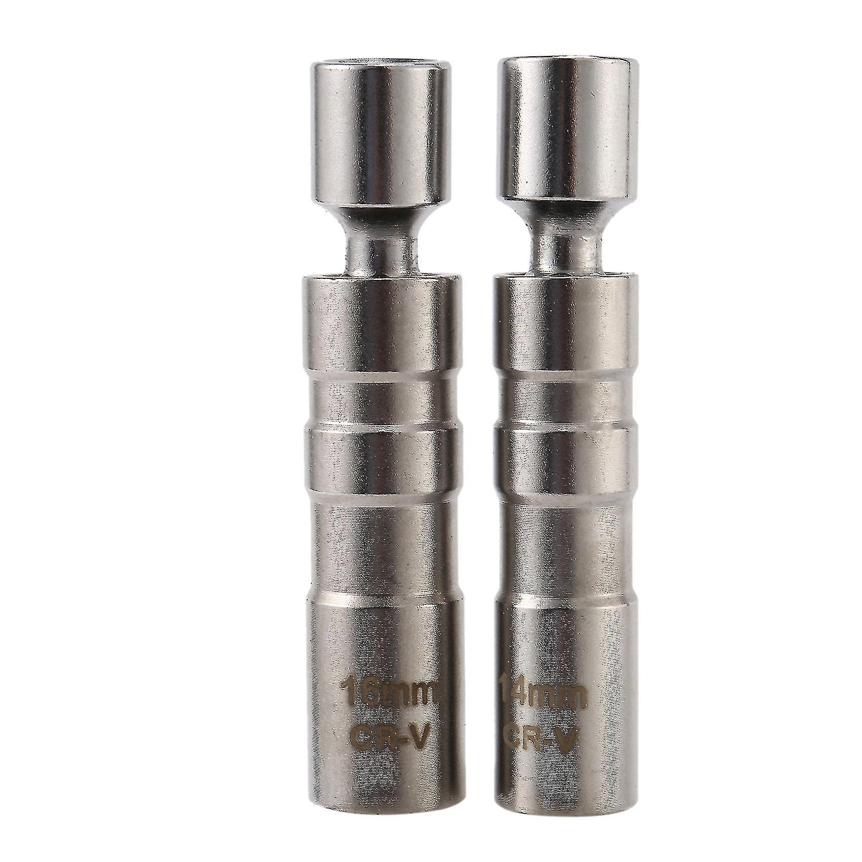 14mm & 16mm Thin Wall Magnetic Swivel Spark Plug Socket - 3/8-inch Drive 12-point Spark Plug Socket-HYJ