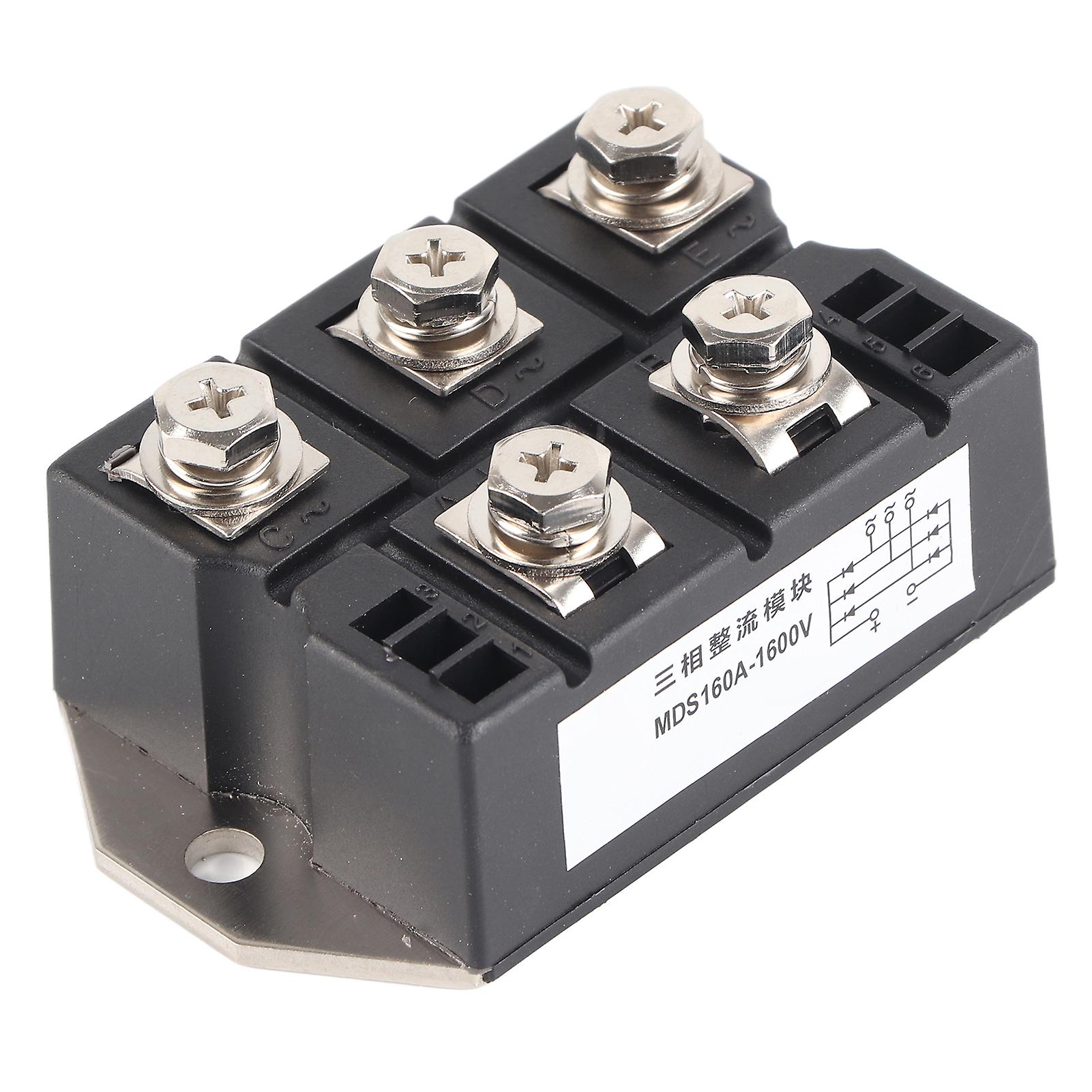 Diode Rectifier Power Module 3 Phase Bridge Rectifier 5 Terminals Copper Plate Heat Dissipation 1600V 160A 