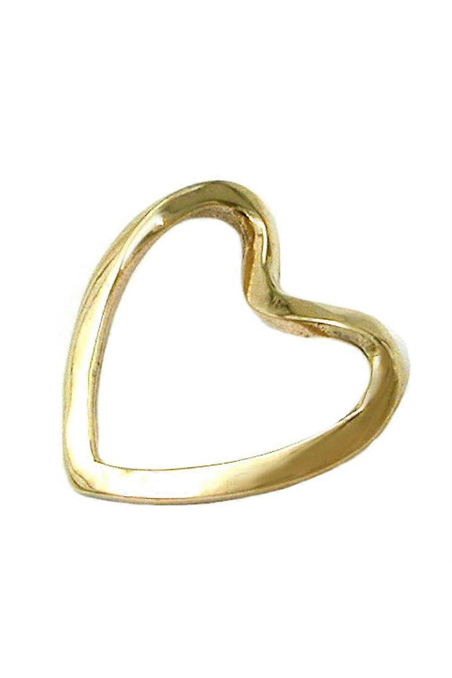Pendant Open Heart 9k Gold - Gl430277