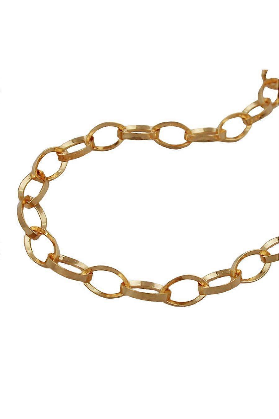 Necklace Anchor Chain Triangular Gold-plated 50cm - Gl211005-50