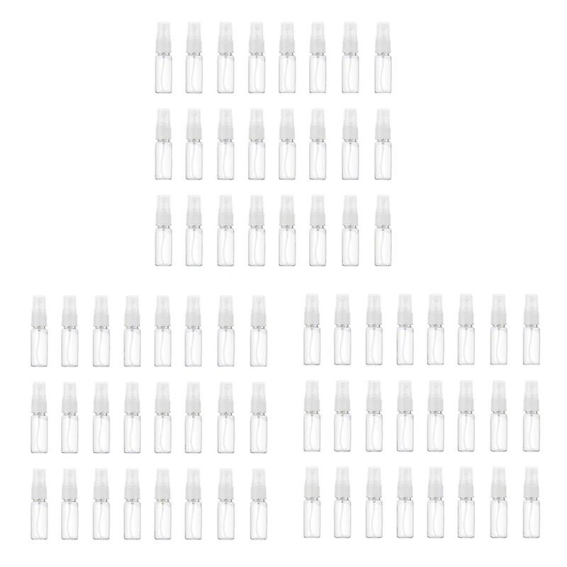 72Pcs 20Ml Transparent Empty Spray Bottles Portable Refillable Fine Mist Sprayer Bottles~20618
