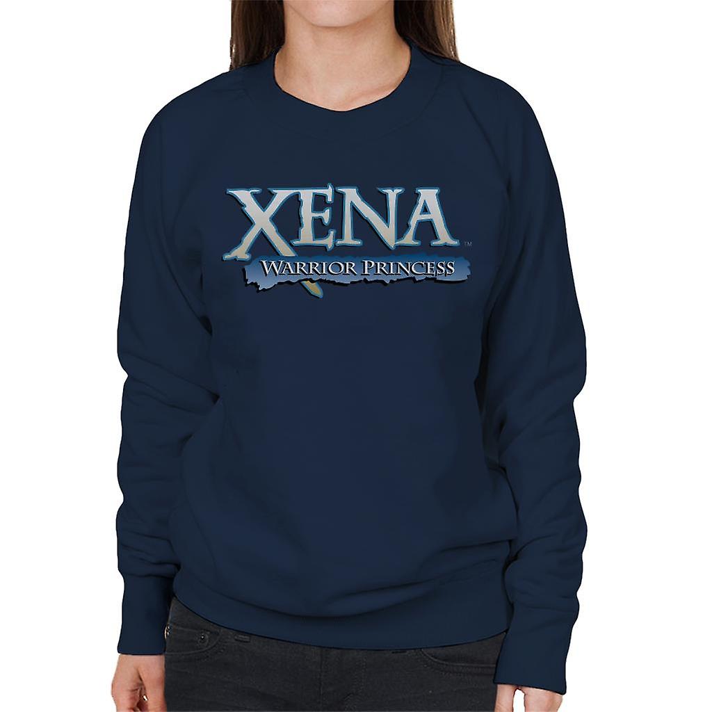 Xena Warrior Princess Blue Logo Women's Sweatshirt