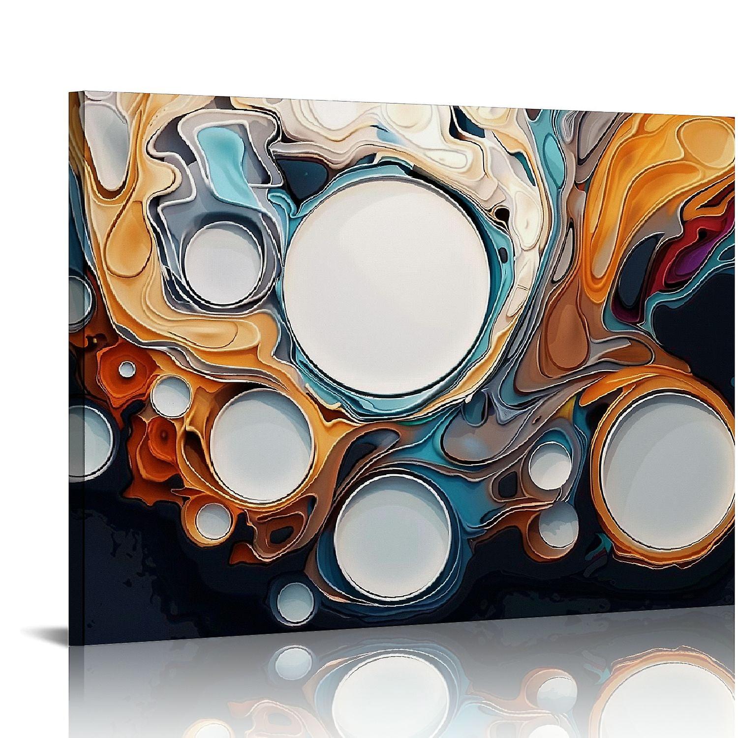 Abstract Wall Art - Modern Colorful Framed Canvas Wall Art-yezhiaaa1720