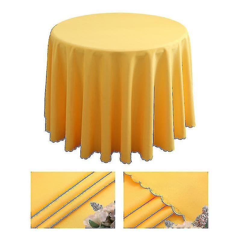 Vattentäta mikrofiberdukar, runda dukar för utomhus- och inredningsduk Hk