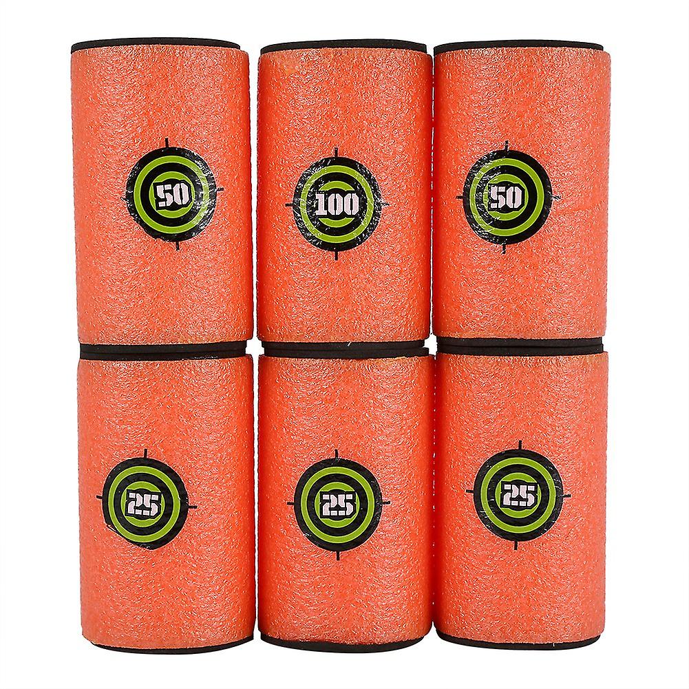6Pcs Large Size EVA Soft Kids Toy Gun Bullet Targets