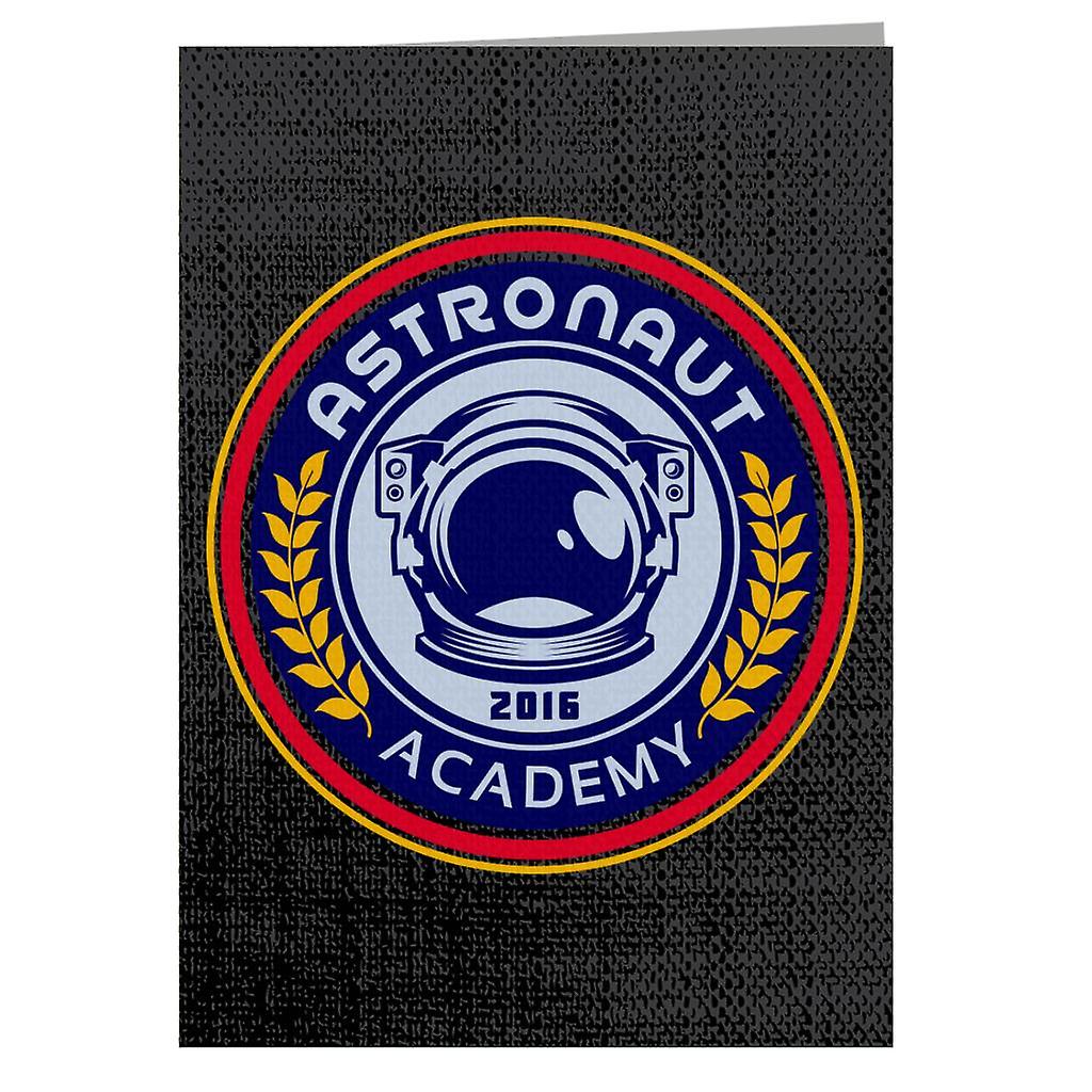 NASA Astronaut Academy Icon Greeting Card