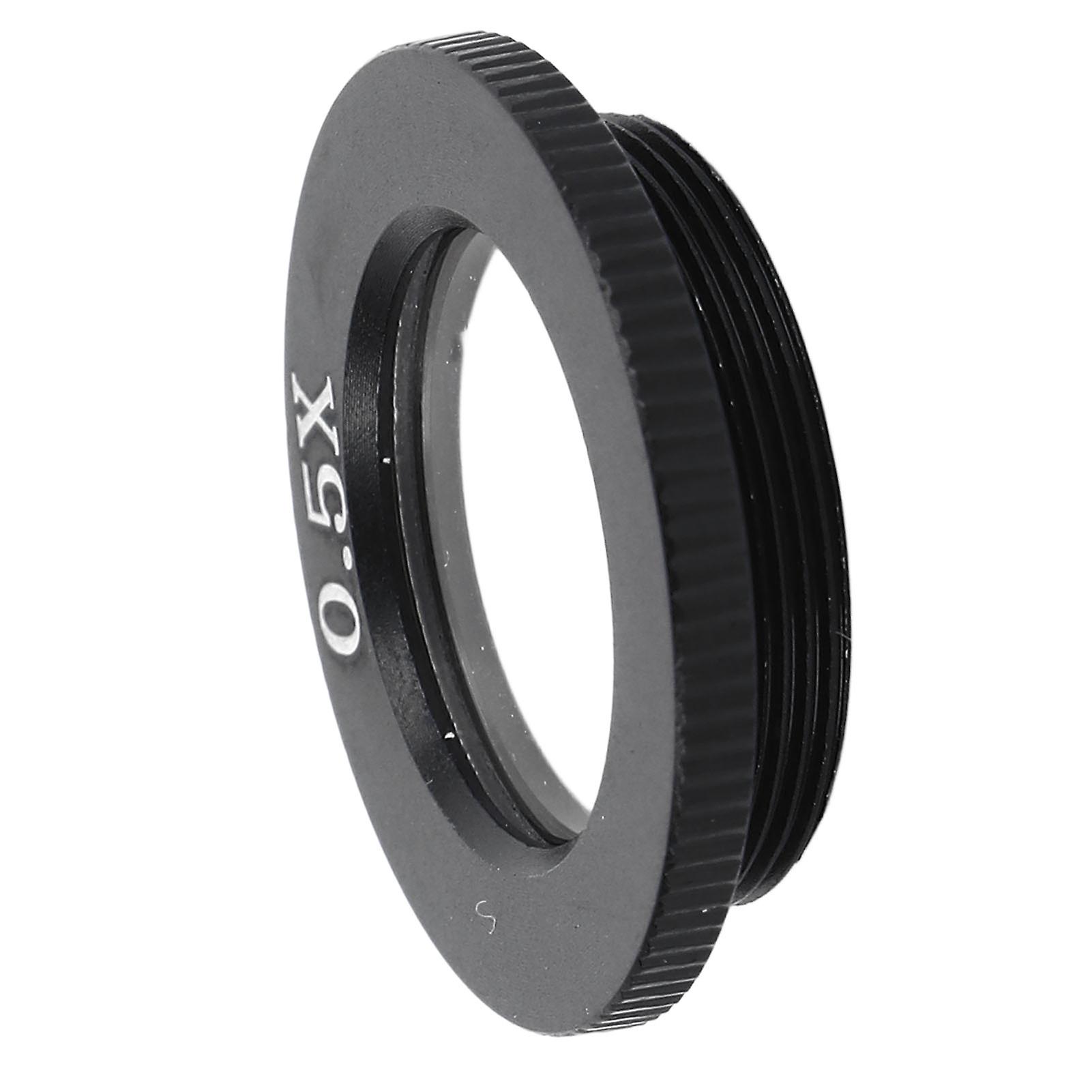 Optical Objective Lens Monocular Microscope Auxiliary Lens Reduced Magnification Parallel Light Objective Lens 0.5X 