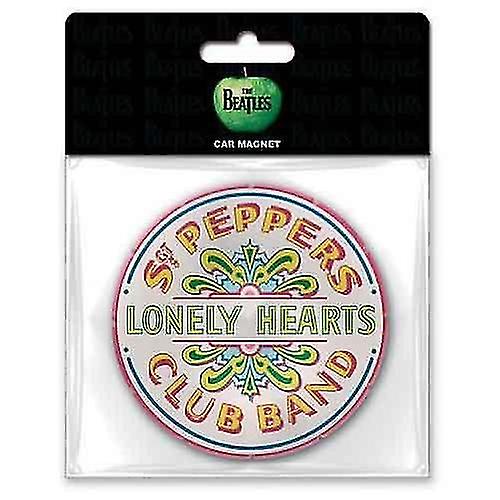 The Beatles Sgt Pepper Drum Rubber Car Magnet