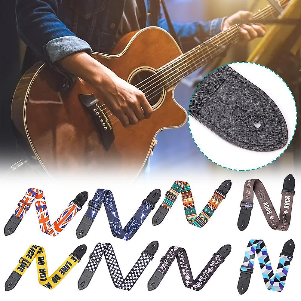 Justerbar belte Ukulele-stropp Musikkinstrumentstropper Gitartilbehør