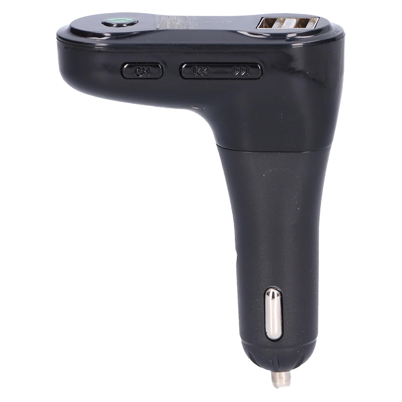C6 Black Bluetooth Car MP3 Player FM Transmitter Handsfree Adapter