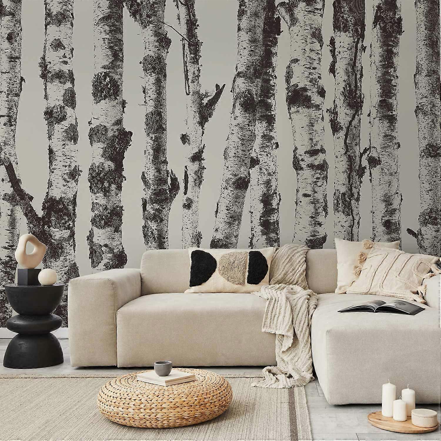 Self-adhesive Wall Mural - Stately Birches - First Variant