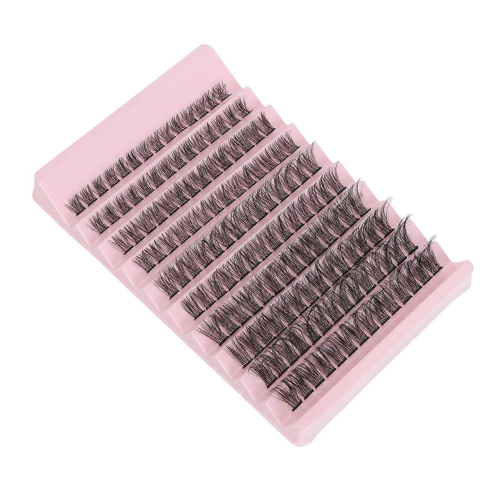 Individual Eyelashes DIY Realistic Synthetic Fibre Lightweight Strong Adhesive Cluster Eyelash Extensions 002 