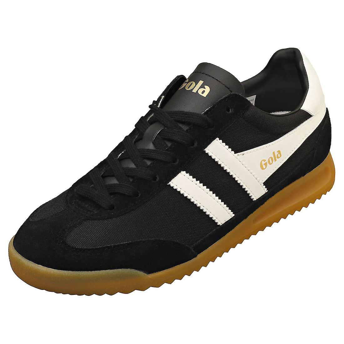 thumbnail image 2 of FeiKong Zapatillas deportivas informales Gola Tornado para mujer en color negro y blanco roto, 2 of 5