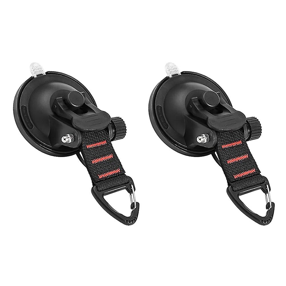 Car Suction Cup Anchor With Triangle Securing Hook Tie Down For Camping Tarp