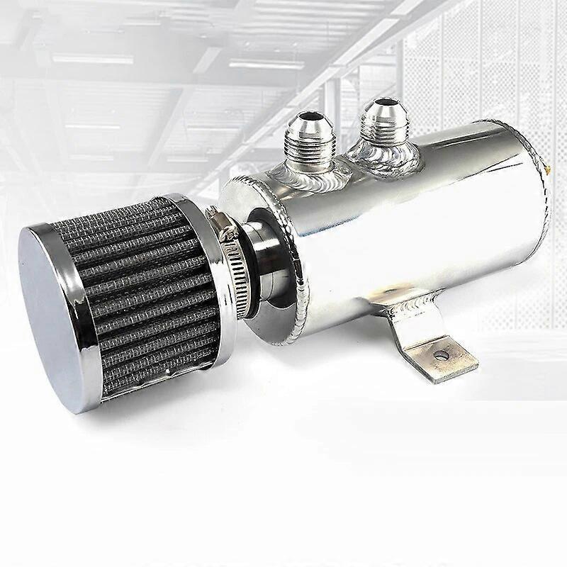 Car modified oil Breathable pot 750ml with Air Filter oil pot with AN10 Connector universal car Aluminum Alloy oil pot FN8U57424