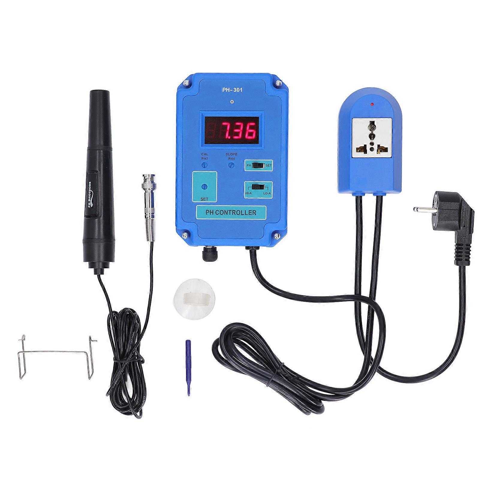Digital Redox Controller Conductivity Acid Base and Redox Controller High Accuracy PH Meter ORP Meter EU 220V NO.4956