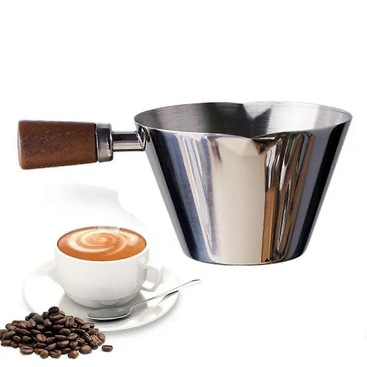 90ml Stainless Steel Measuring Cup Espresso Cups Small Coffee Milk Pitcher Jug Espresso Shot Cup Measure Kitchen Silver