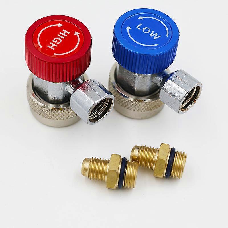 Refrigerant Meter Adjustable Quick-Connect Auto Air Conditioner Fluorine Quick-connector Quick-adjust Hardware