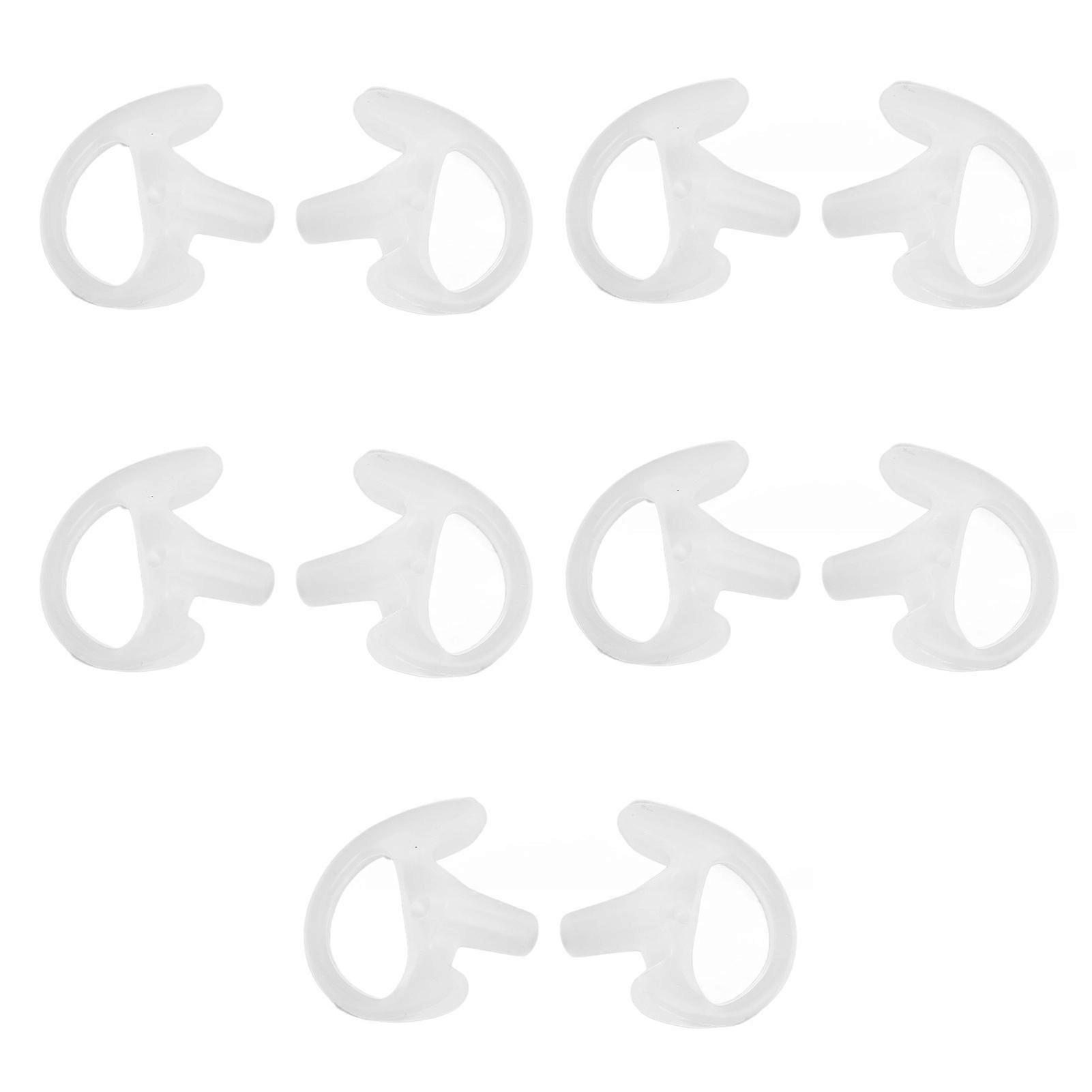 双方向ラジオ耳型交換エコフレンドリーシリコントランシーバーイヤーモールド双方向ラジオアクセサリーS 5ペア用