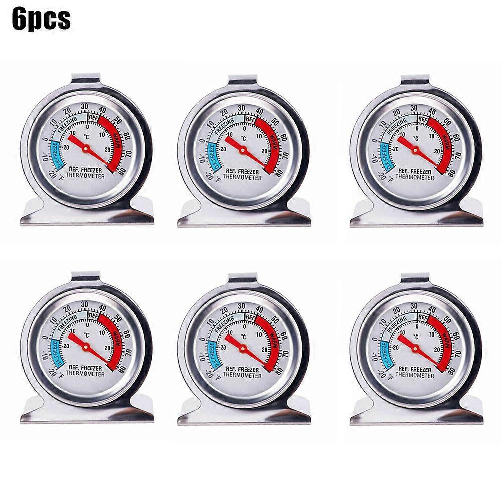 Refrigerator Freezer Thermometer Large Dial Stainless Steel Thermometer Tool