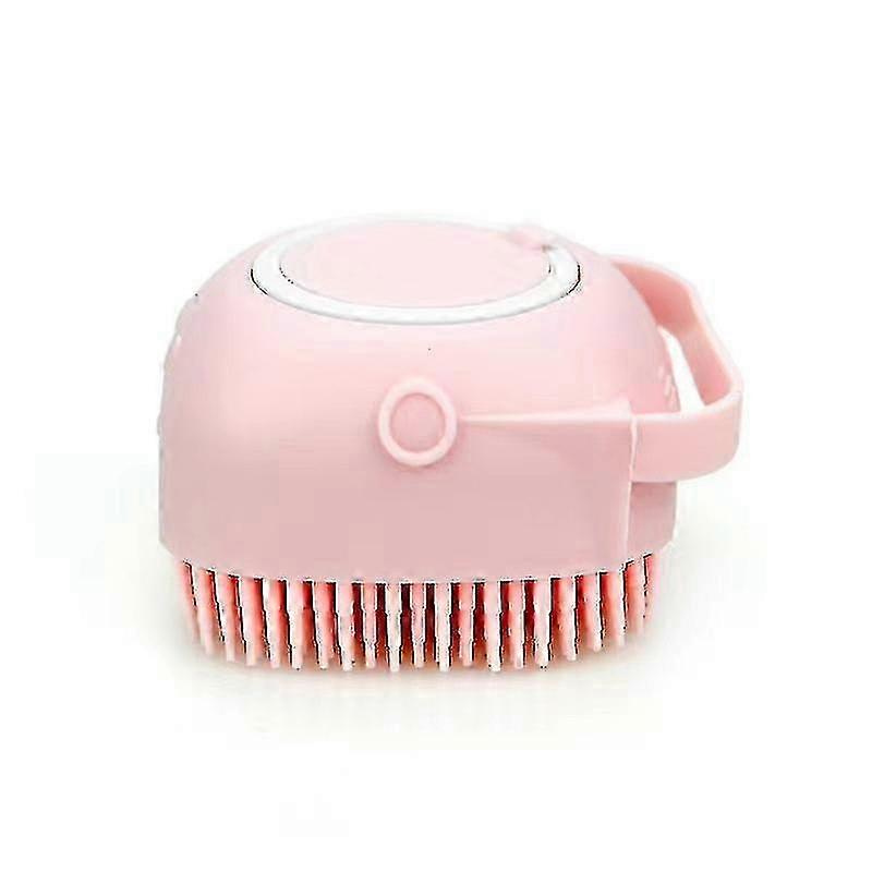 Silicone Body Brush Shower Scrubber With Shower Gel Dispenser Function