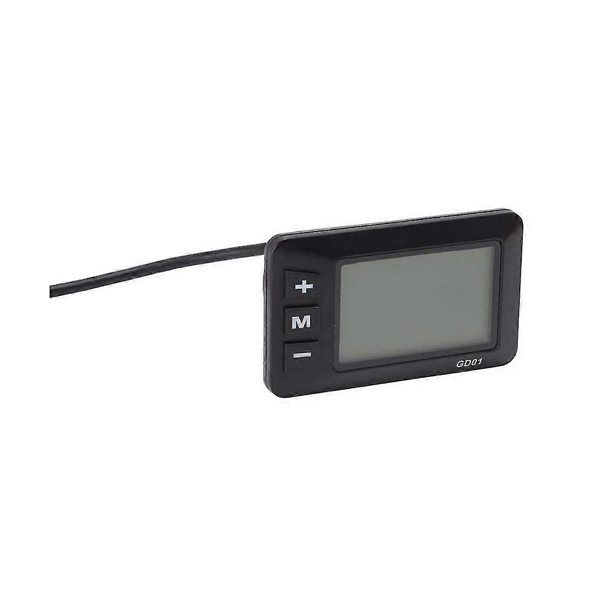 Alomejor E-Bike LCD Display GD01 - 36V/48V, Wasserdicht, Für 22,2mm Lenker, 5-polig