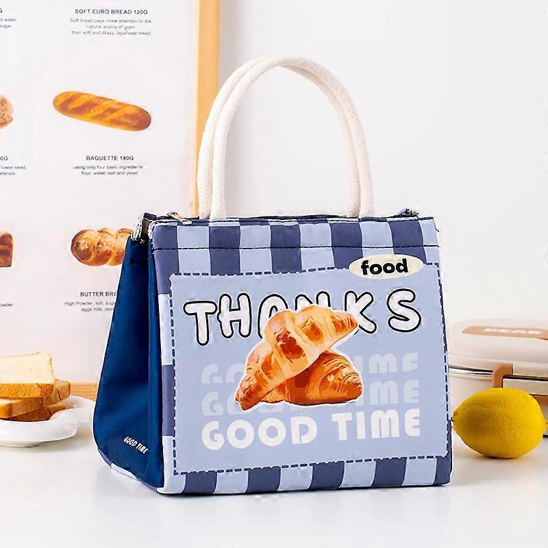 Cute Portable Thermal Bento Bag Bread