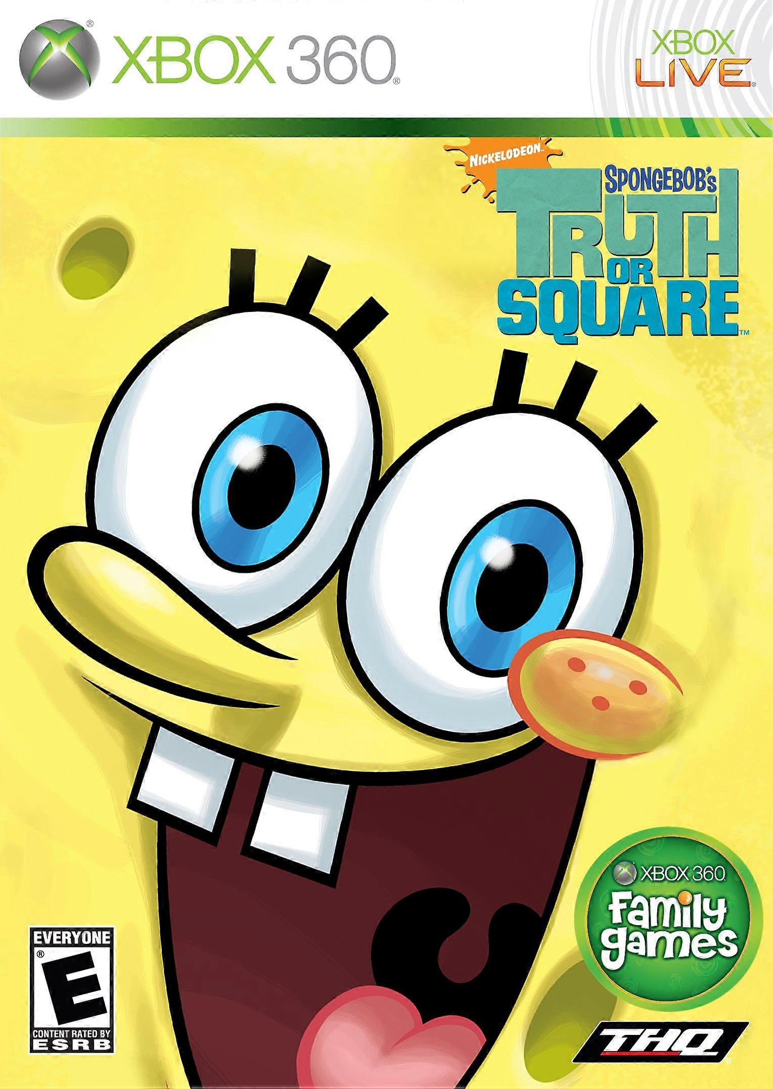 Spongebob Truth Square - Xbox 360 - PAL - New & Sealed
