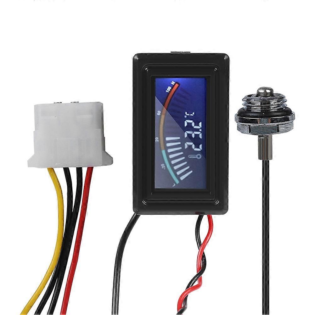 PC Water Cooling System Pointer Display Thermometer Temperature Meter