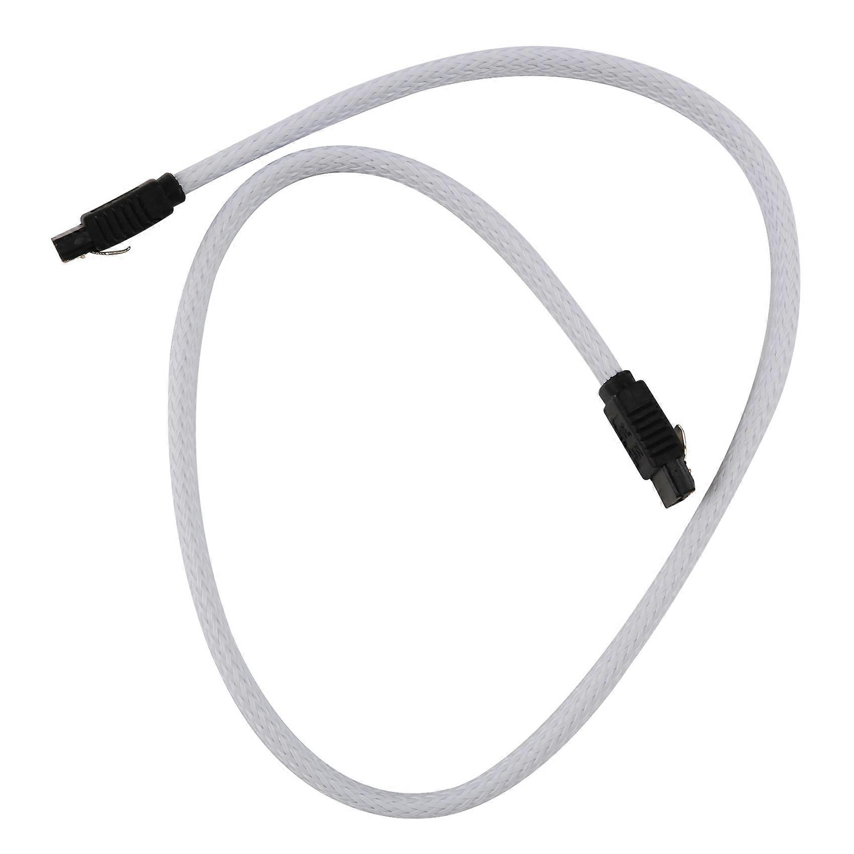 50CM SATA 3.0 III SATA3 7pin Data Cable 6Gb/s SSD Cables HDD Hard Disk Data Cord with Nylon Sleeved