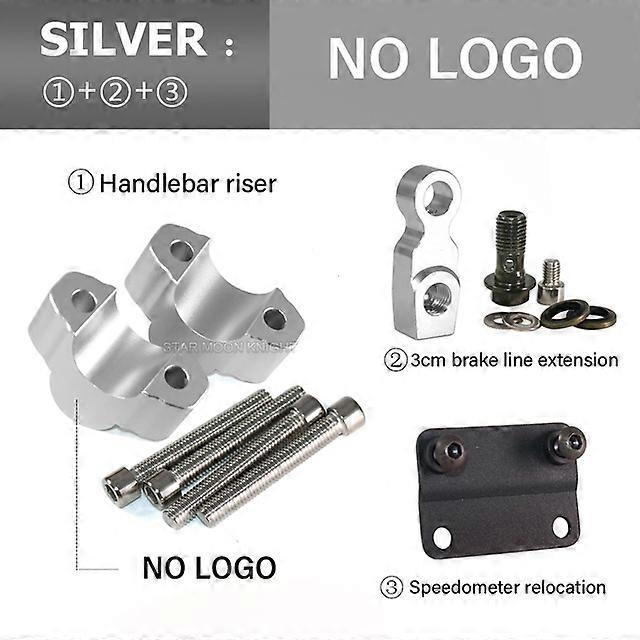 אביזרי אופנוע מגביה כידון גרירה ידית אחיזה מהדק מתאם הארכה עבור ימאהה MT-07 MT07 MT07 07 2022 2022 2023 -