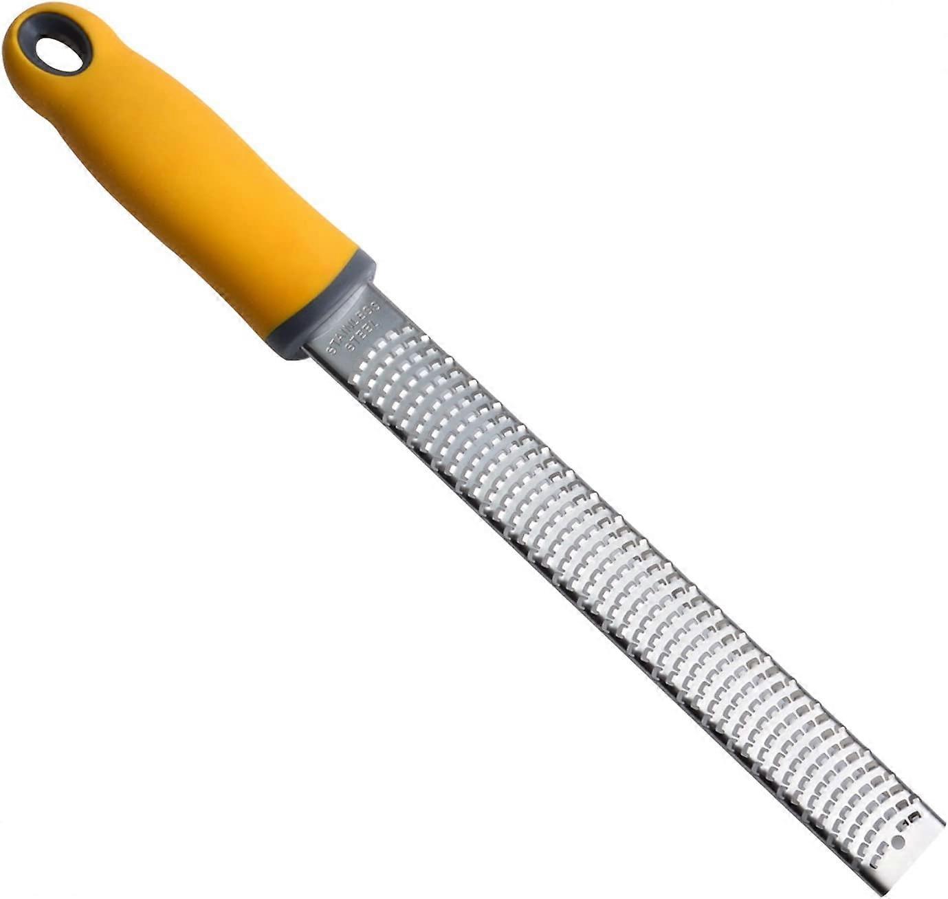 Citrus Lemon Zester & Cheese Grater - Parmesan Cheese, Lemon,- Razor-sharp Stainless Steel Blade