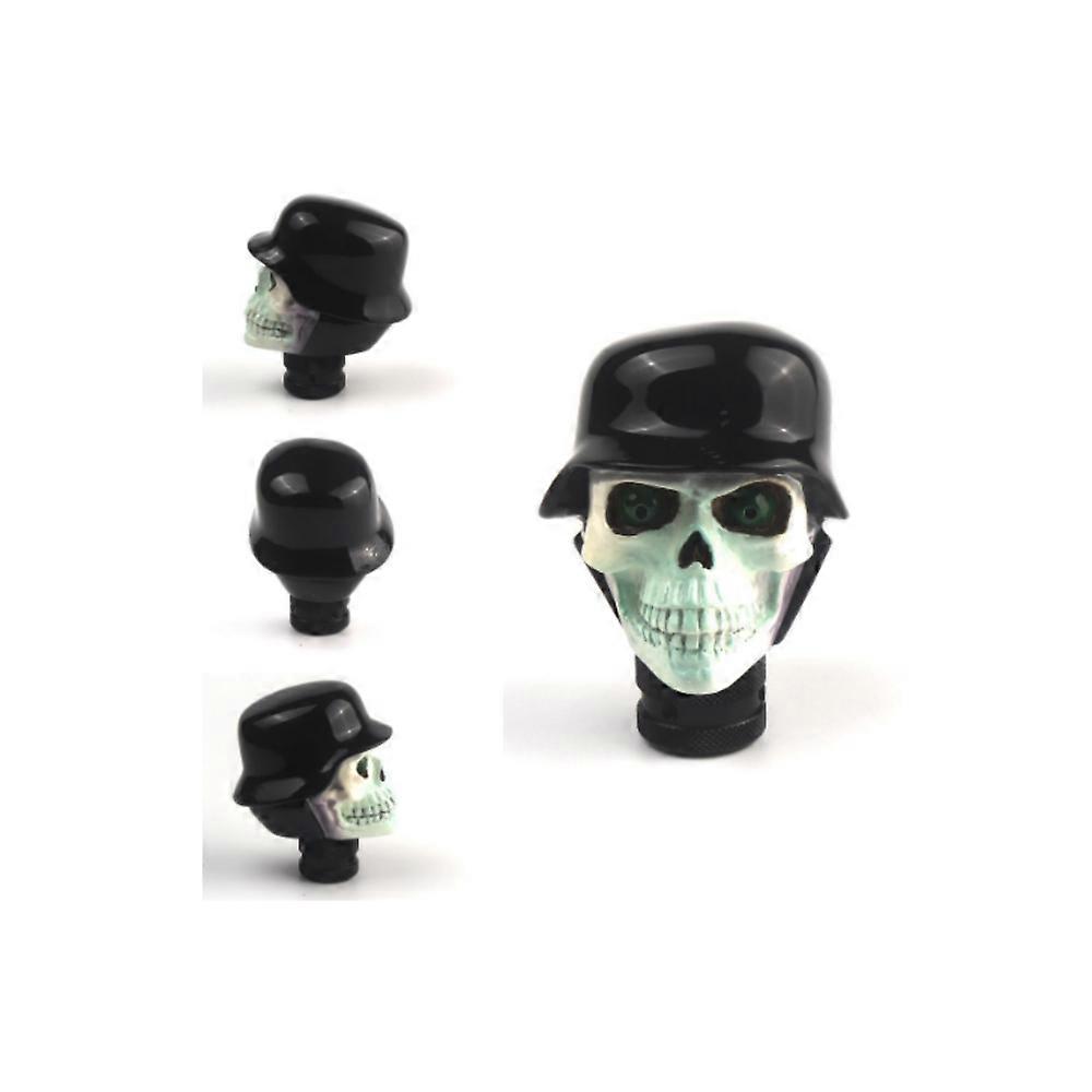 Cool Resin Soldier Skull Shape Shift Knob, Skull Shift Knob, Universal
