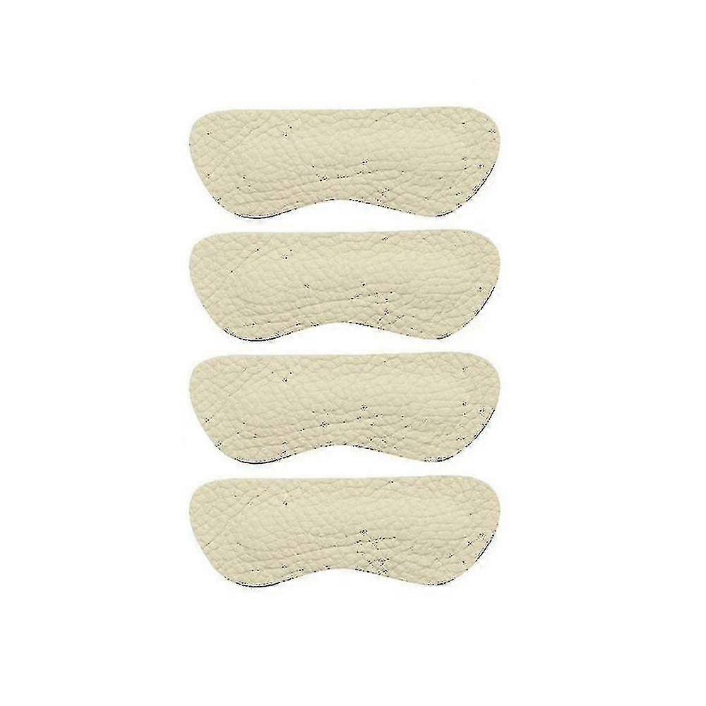 2pairs Leather Heel Grips Liners Shoe Inserts Compatible With Blisters And Cuts